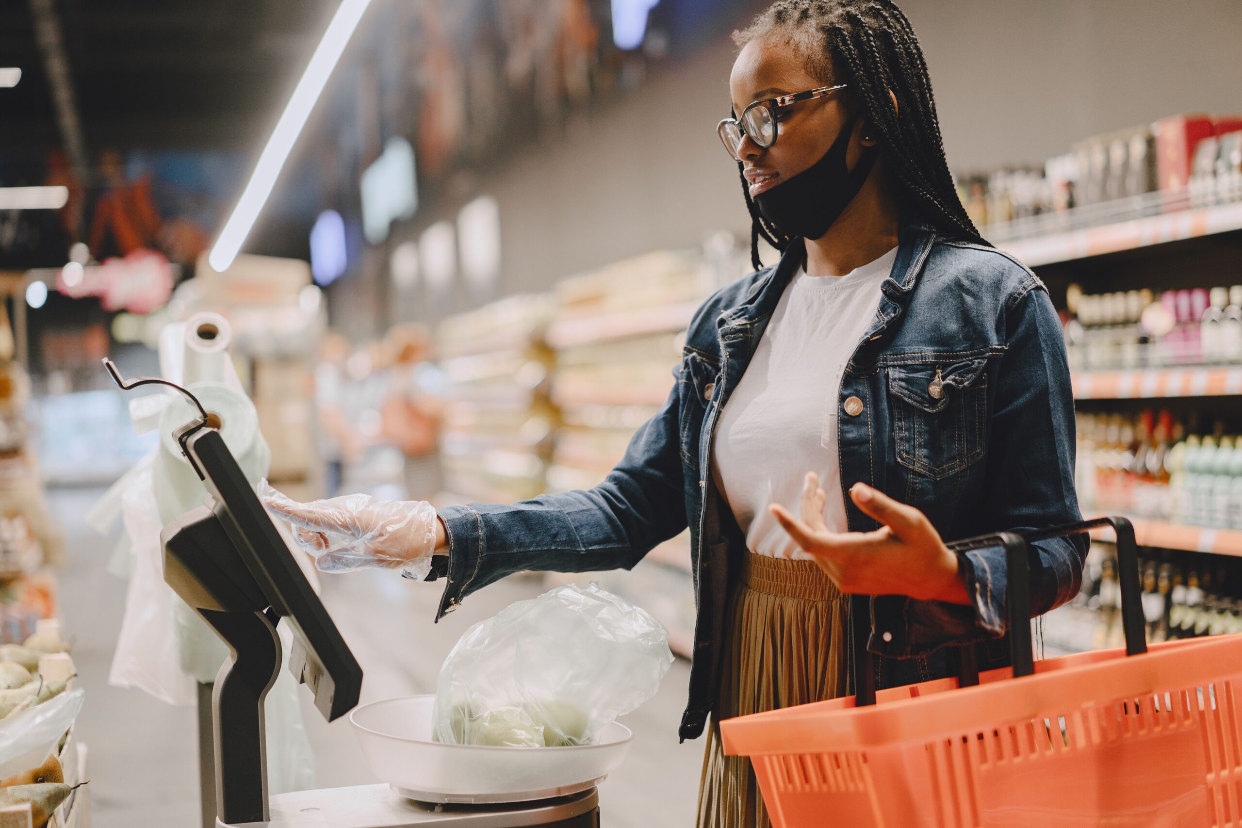 Shopping basket of everyday groceries, representing the Sensible Basket cost of living tracker